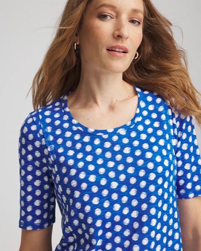 Printed Slub Short Sleeve Tee - image 4